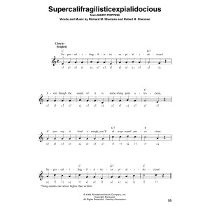 Supercalifragilisticexpialidocious (from Mary Poppins)